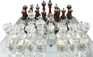 la Scacchiera Reale - Chess Set (Grappa di Grignolino + Grappa di Grospanera)