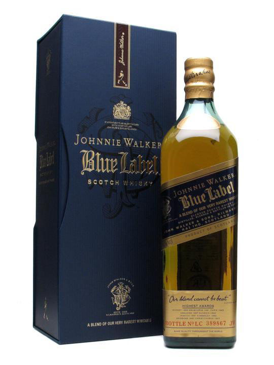 Johnnie walker blue label
