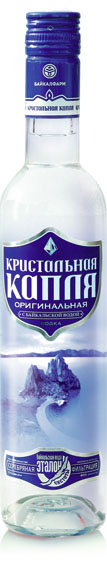 Kristalnaya kaplya originalnaya